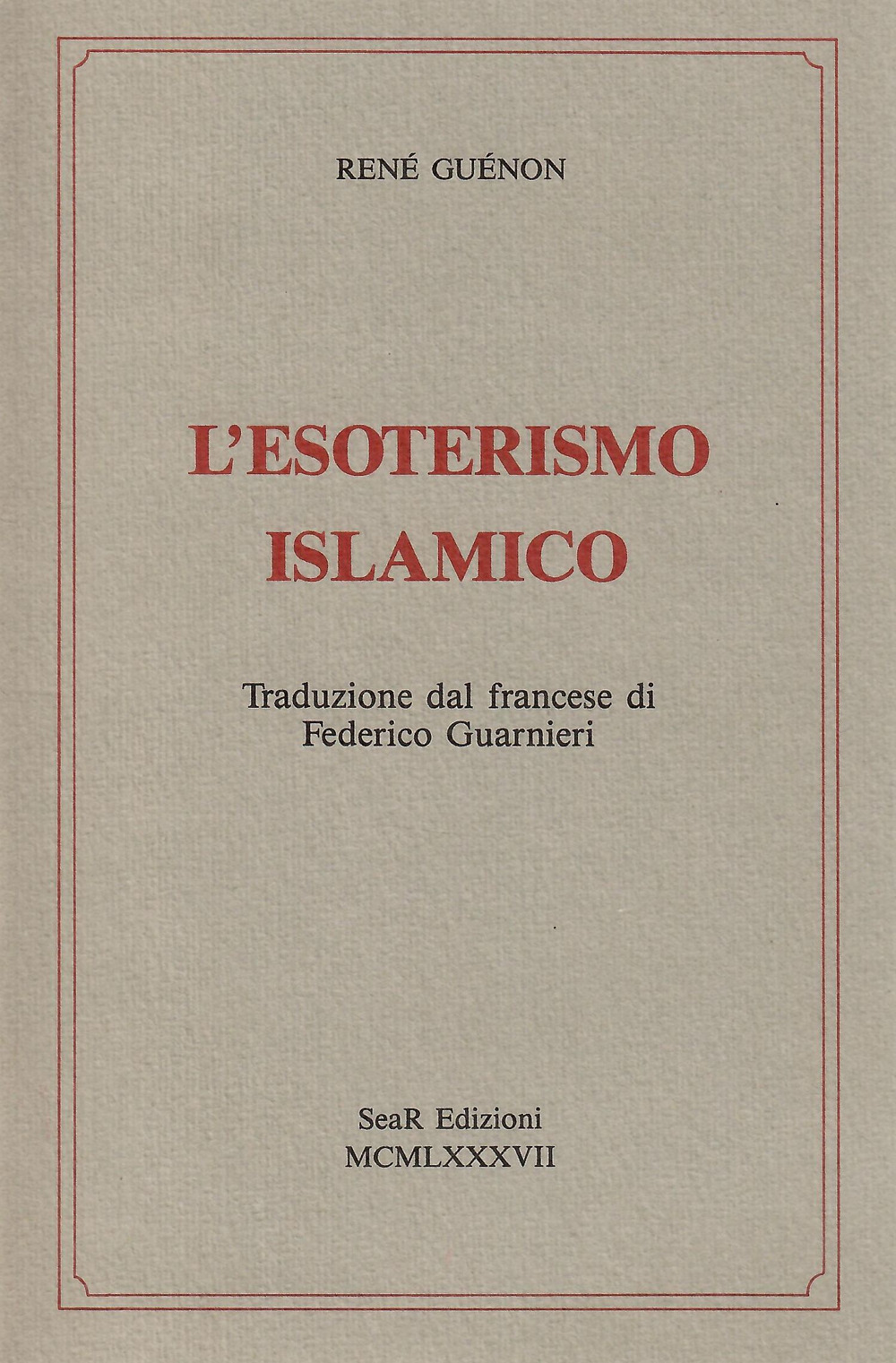 L'esoterismo islamico