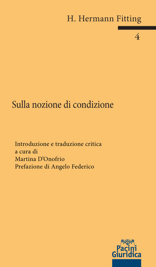 Sulla nozione di condizione