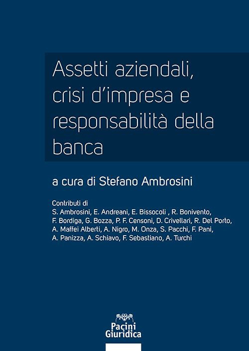 Assetti aziendali, crisi d'impresa e responsabilità della banca