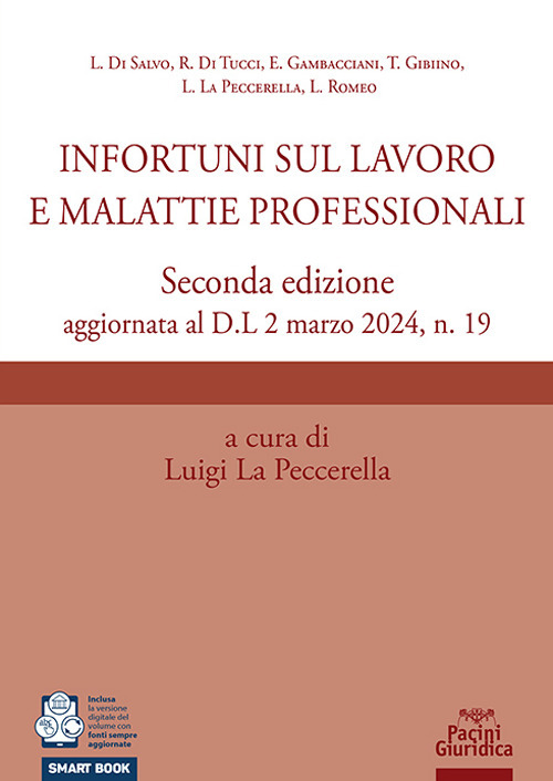Infortuni sul lavoro e malattie professionali. Seconda edizione aggiornata al D.L 2 marzo 2024, n. 19. Nuova ediz.