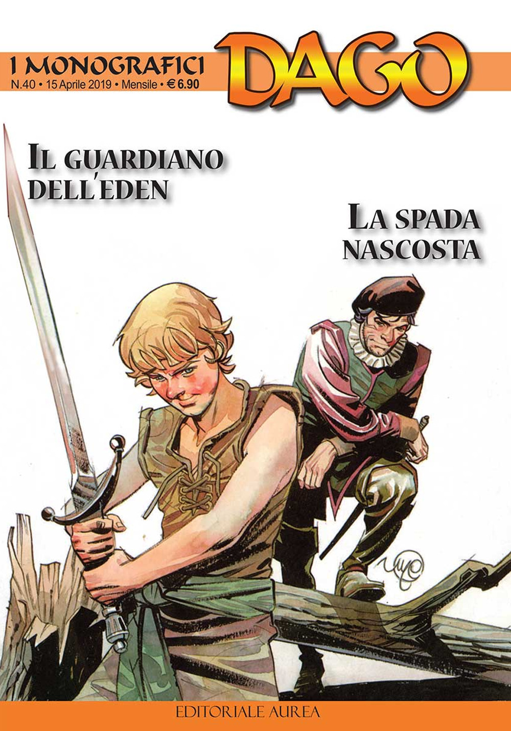 Il monografici Dago. Vol. 40: Il guardiano dell'Eden-La spada nascosta