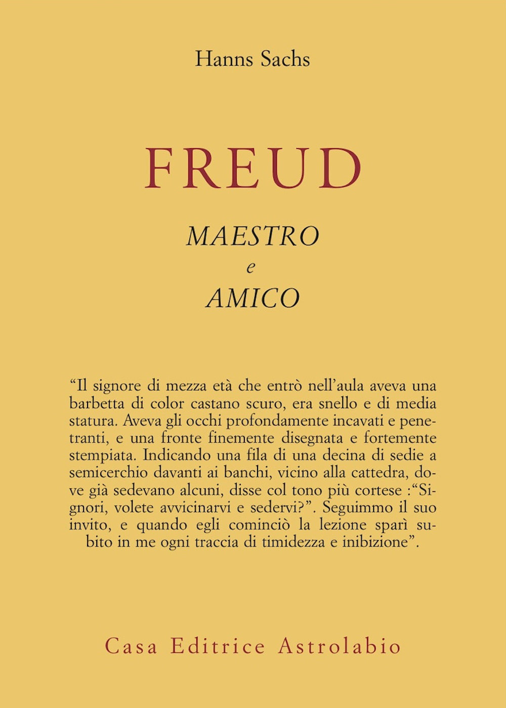 Freud, maestro e amico