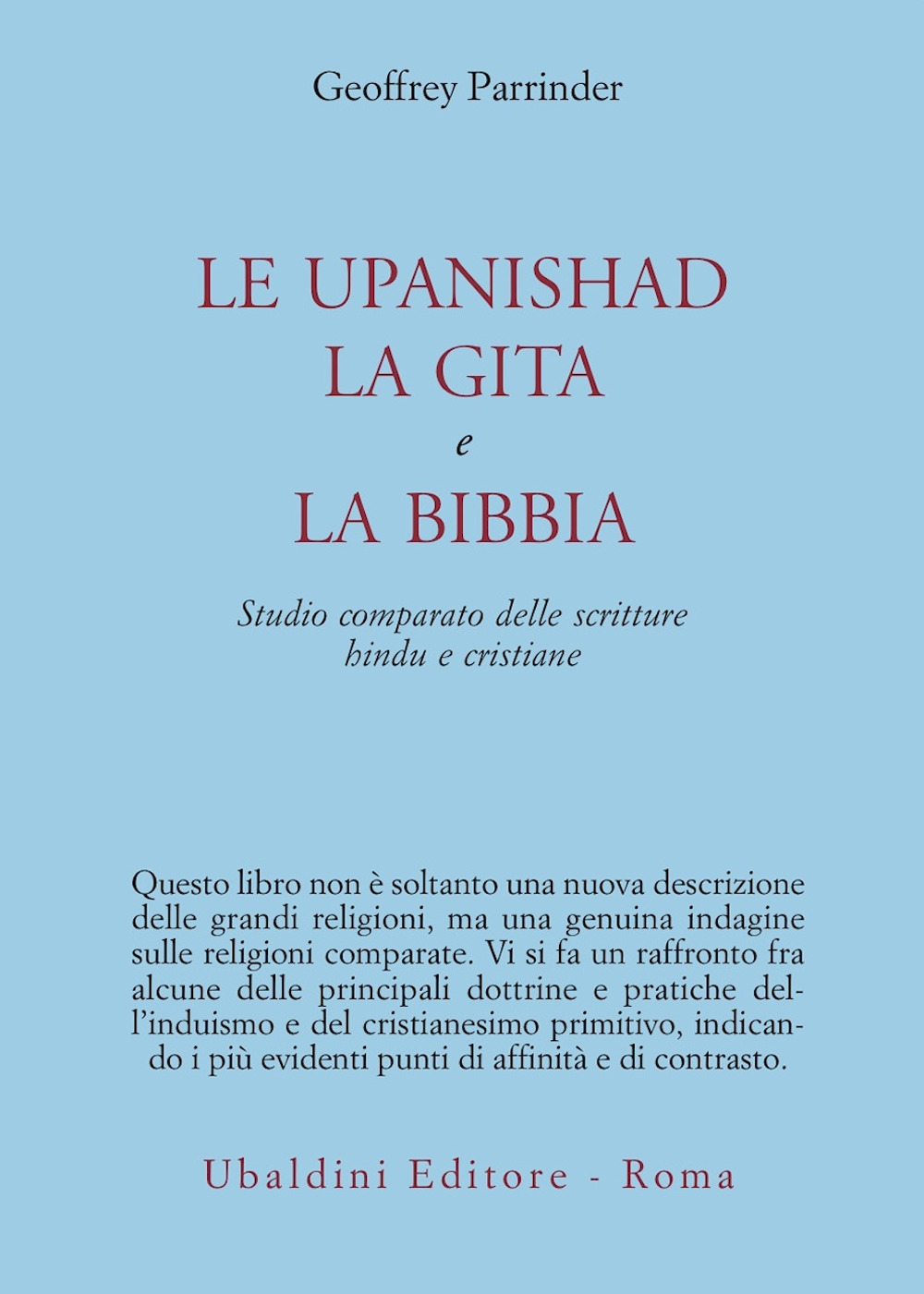 Le upanishad, la Gita e la Bibbia