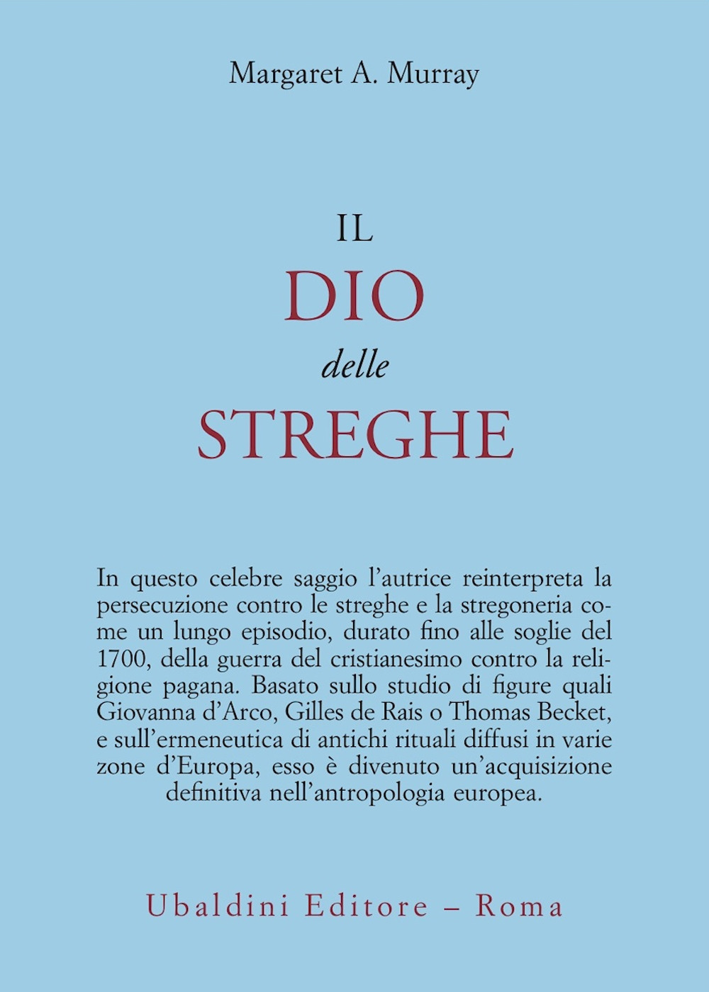 Il dio delle streghe