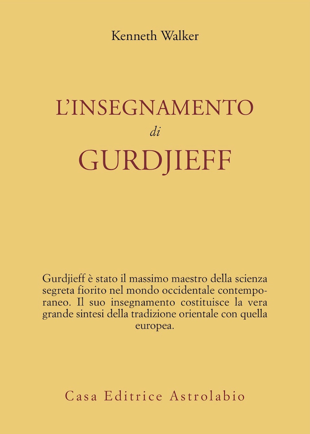 L'insegnamento di Gurdjieff