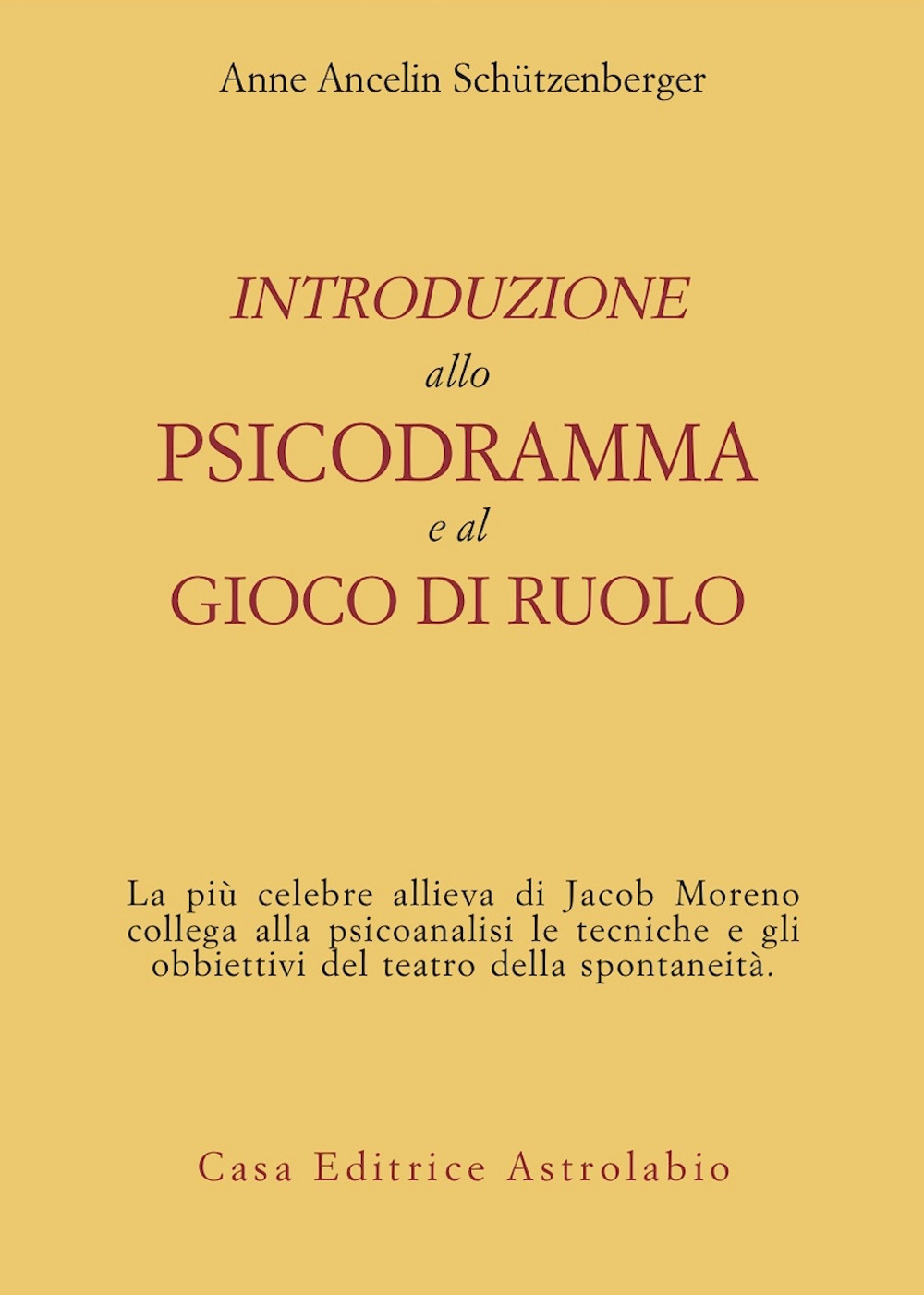 Introduzione allo psicodramma e al gioco di ruolo