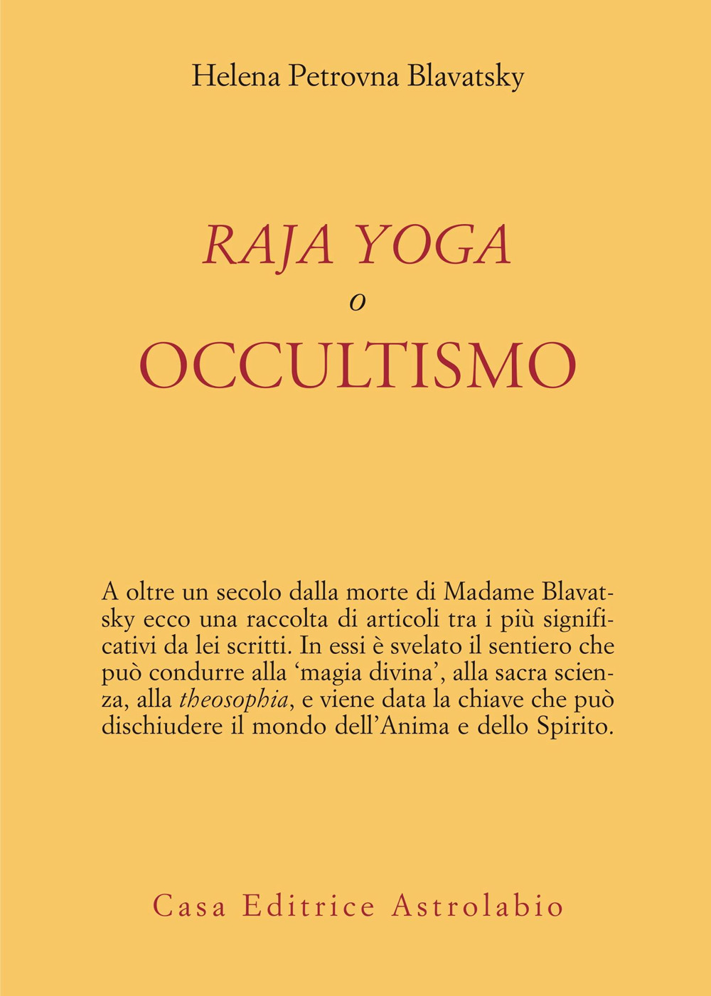 Raja yoga, o occultismo