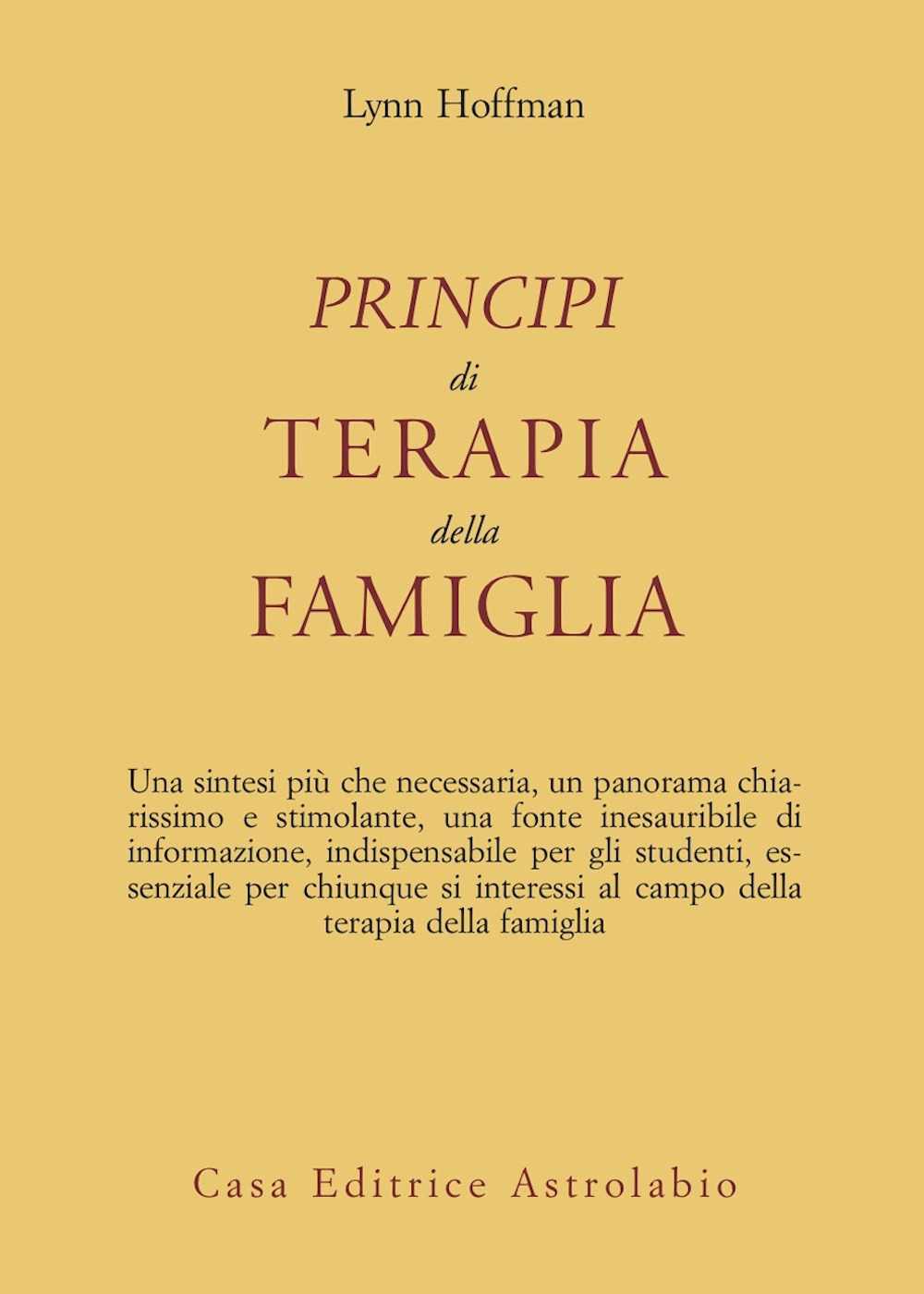 Principi di terapia della famiglia