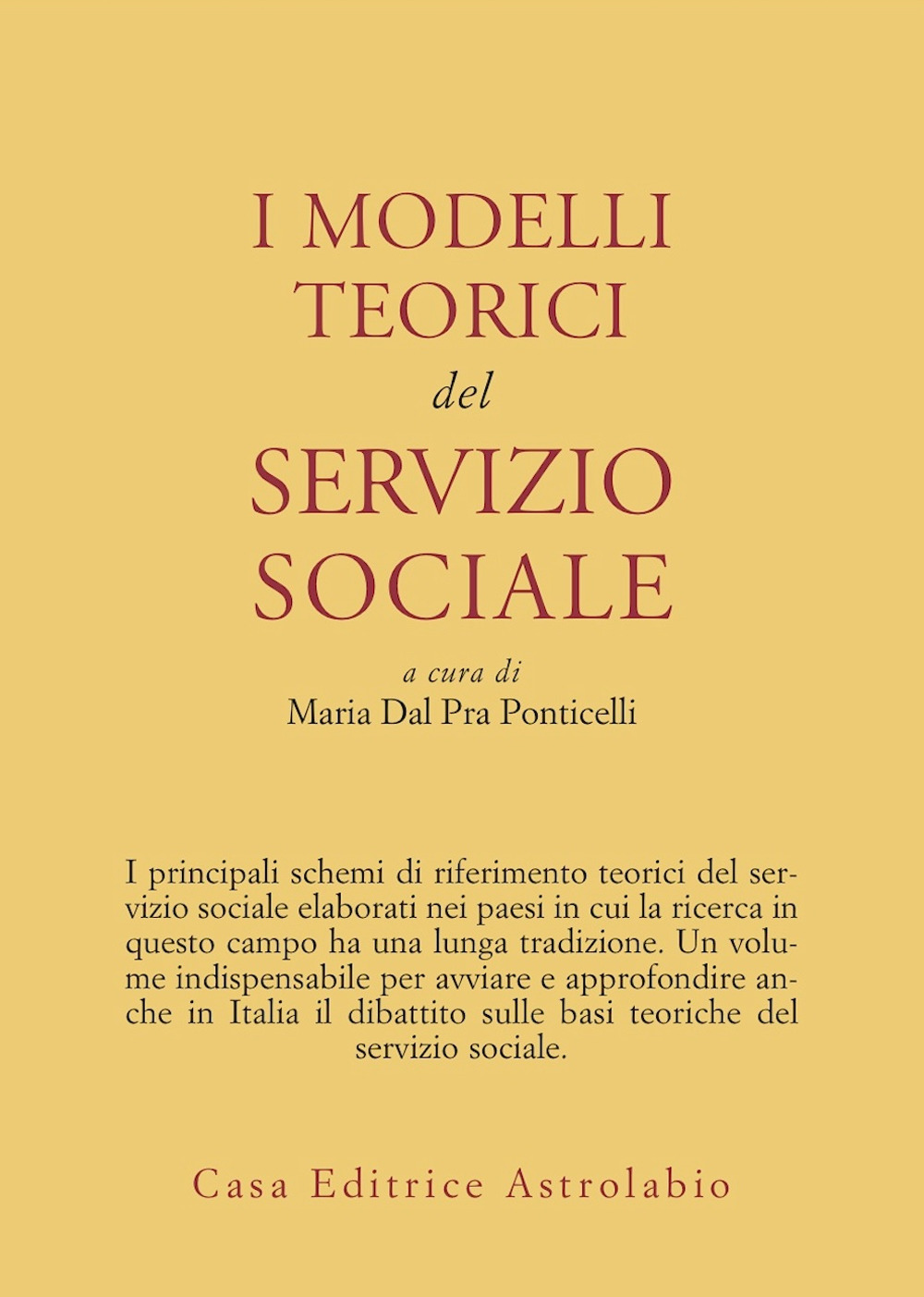 I modelli teorici del servizio sociale