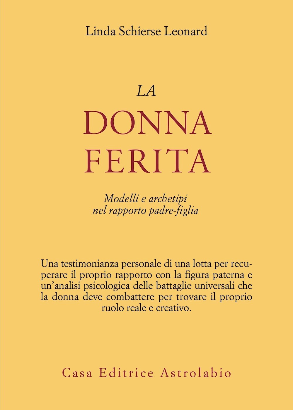 La donna ferita. Modelli e archetipi del rapporto padre-figlia