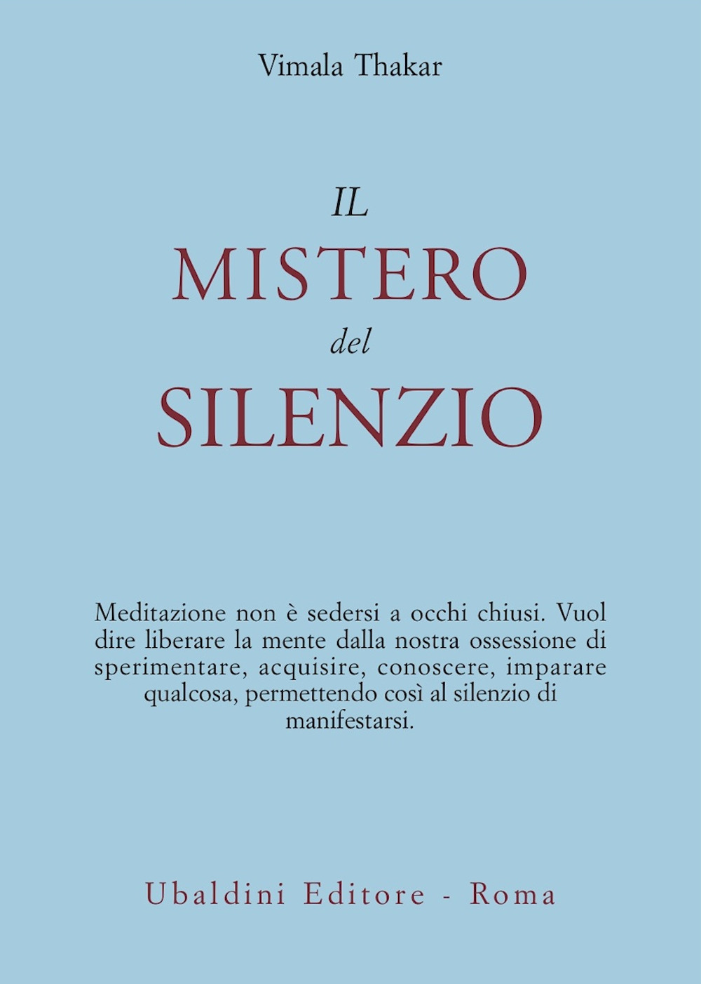 Il mistero del silenzio