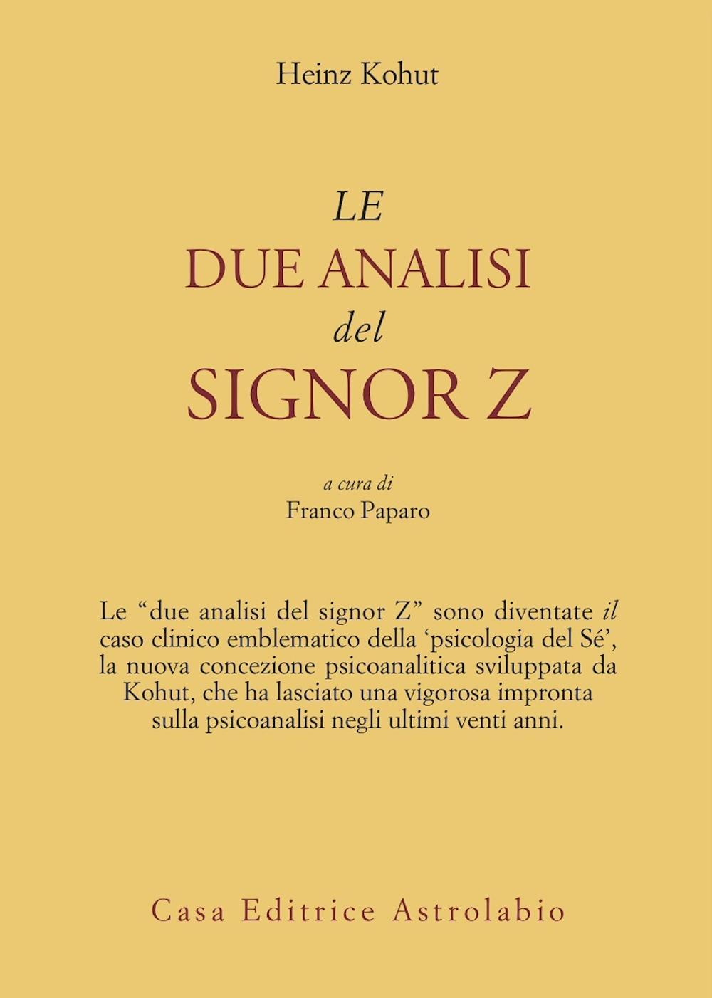 Le due analisi del signor Z