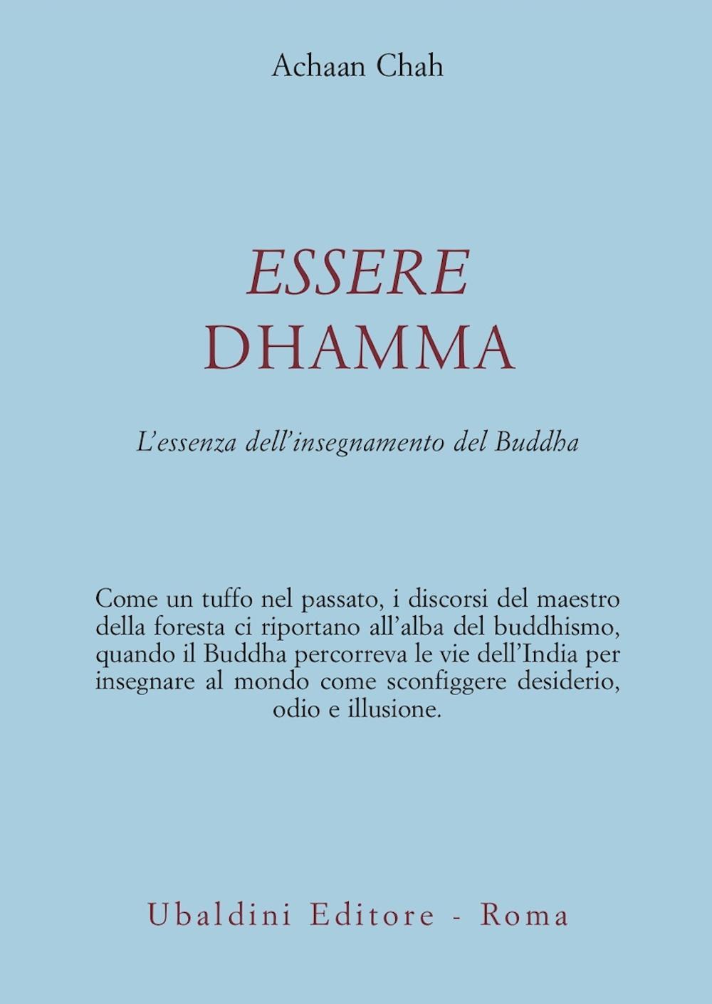 Essere dhamma. L'essenza dell'insegnamento del Buddha