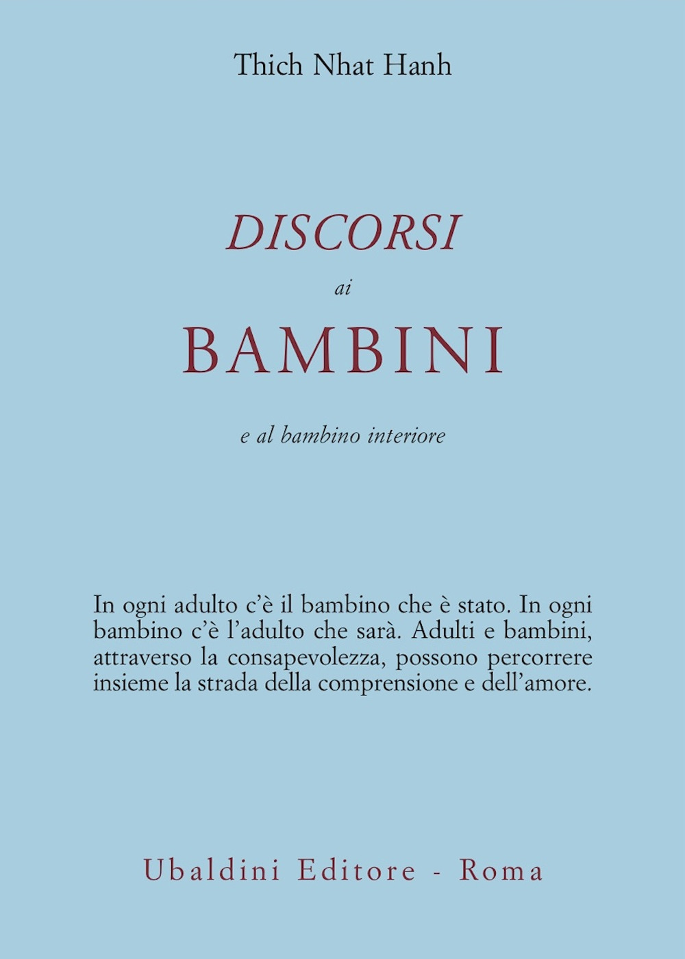 Discorsi ai bambini e al bambino interiore