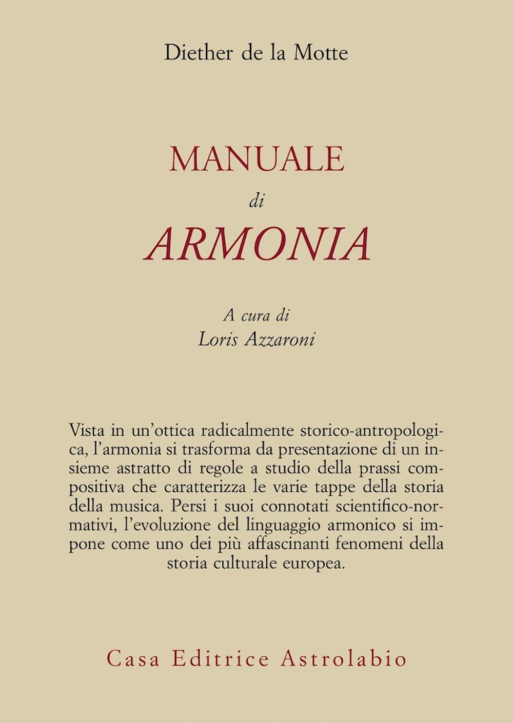 Manuale di armonia