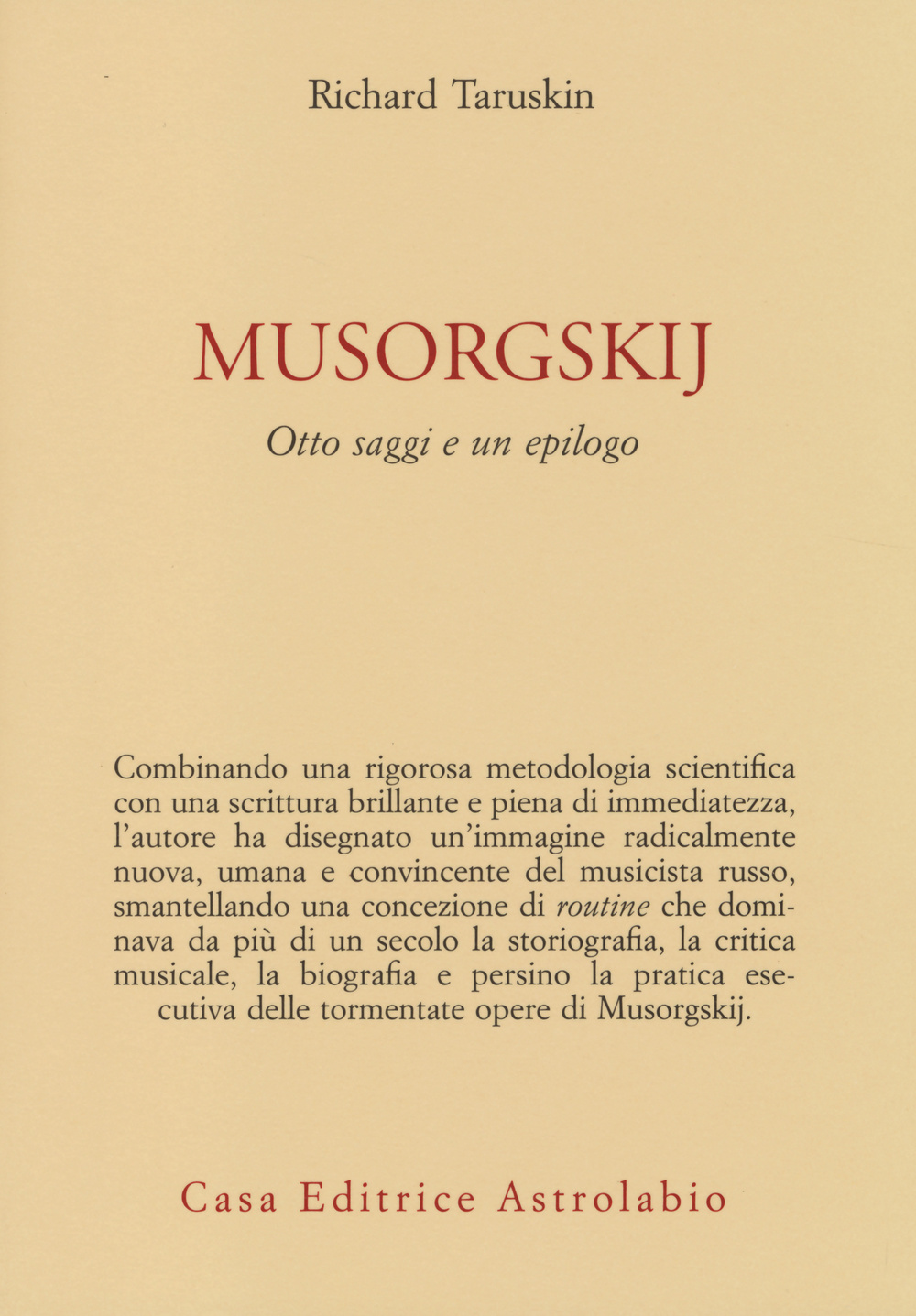 Musorgskij. Otto saggi e un epilogo