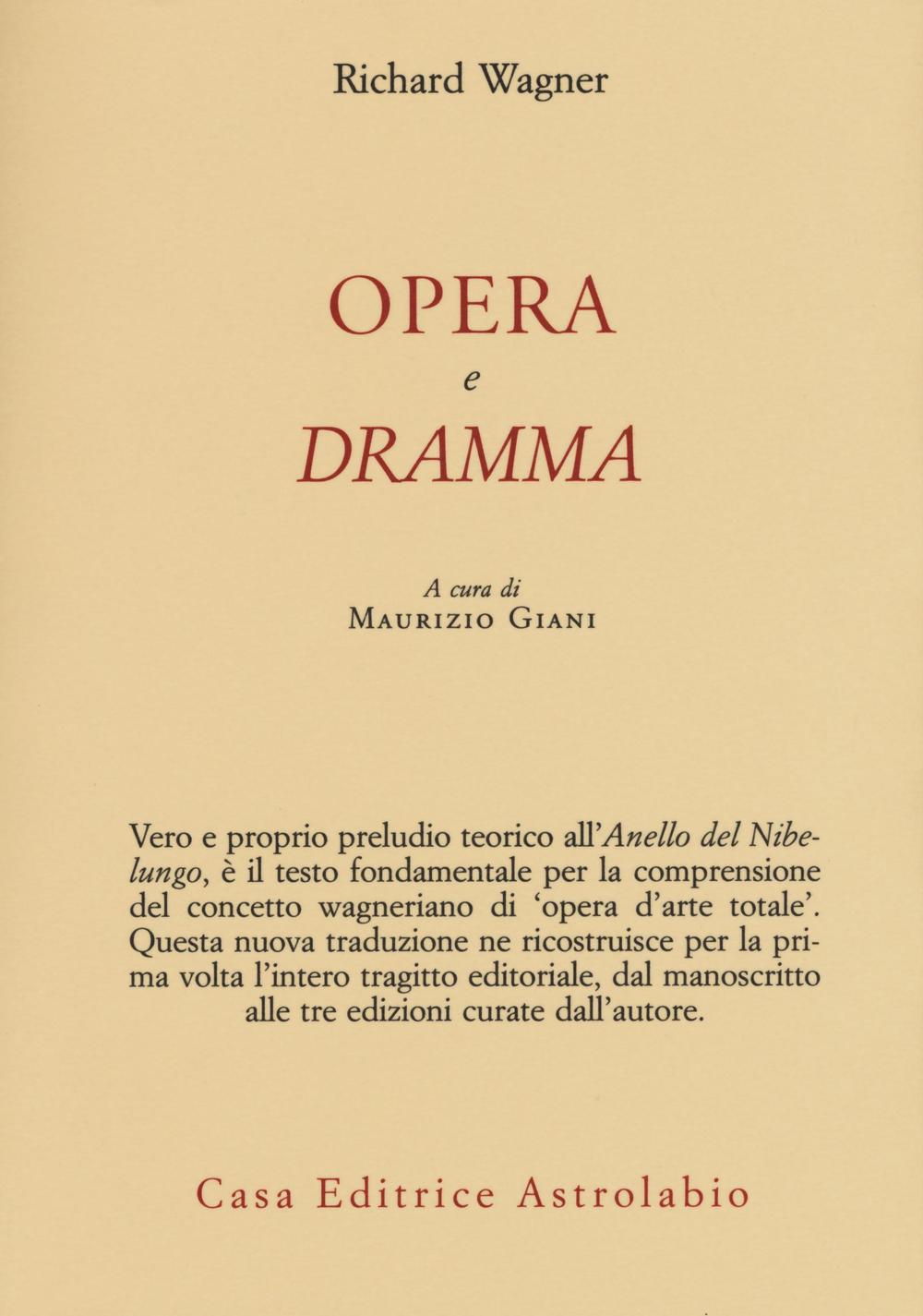 Opera e dramma