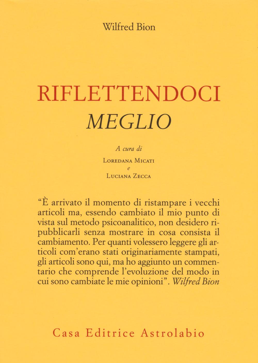 Riflettendoci meglio