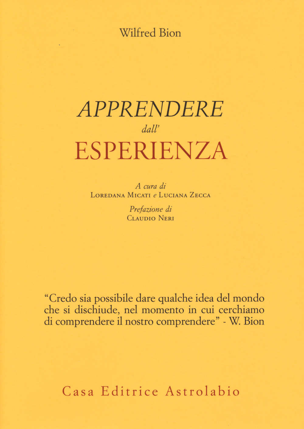 Apprendere dall'esperienza