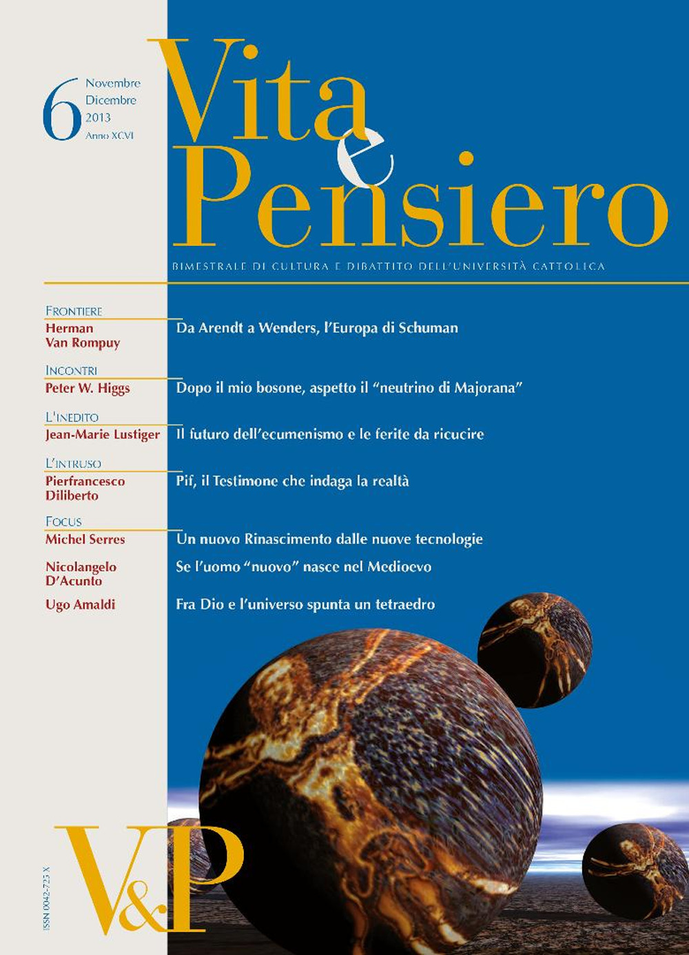 Vita e pensiero (2013). Vol. 6