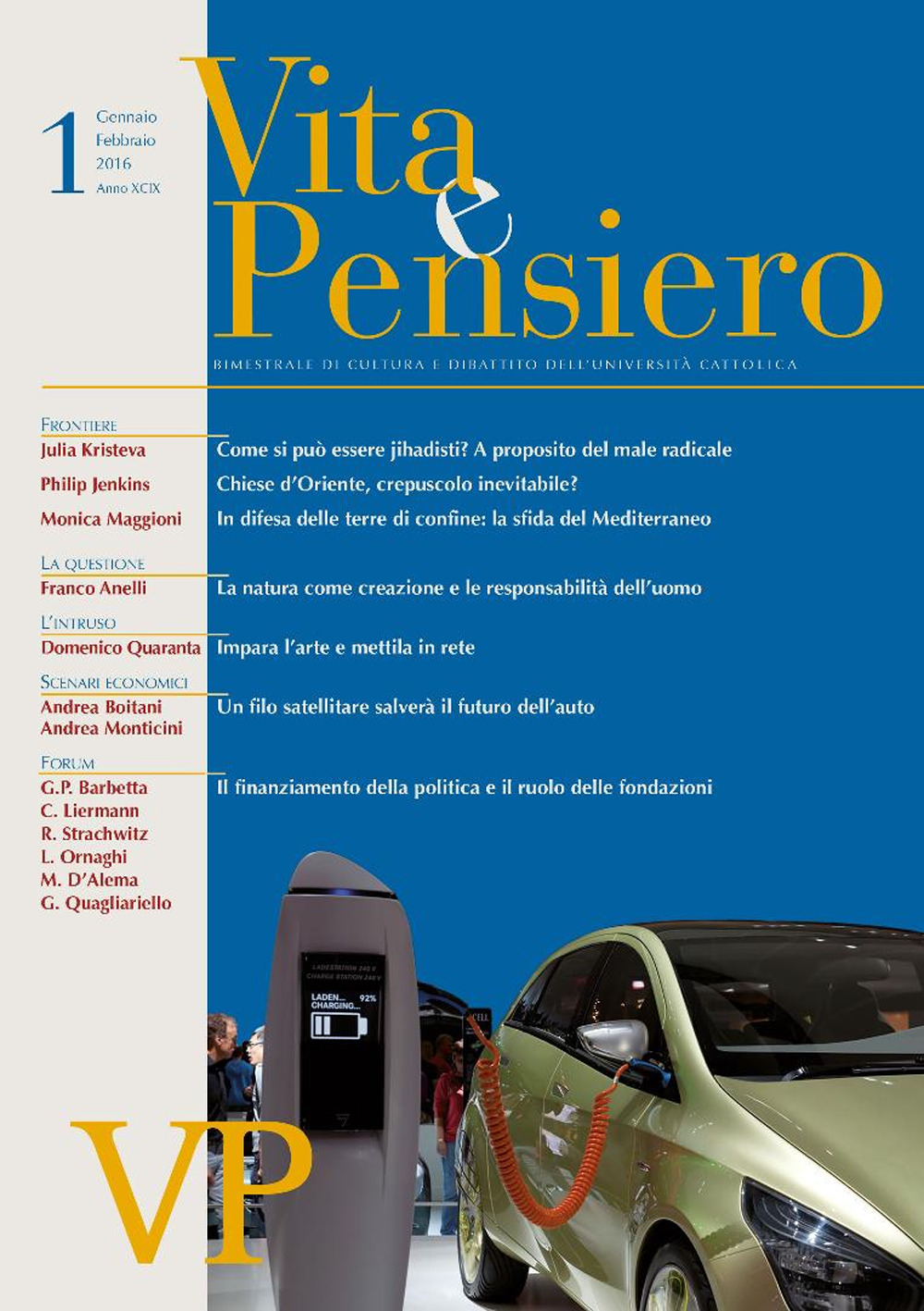 Vita e pensiero (2016). Vol. 1