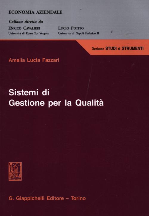 Sistemi di gestione per la qualità