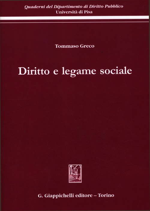 Diritto e legame sociale