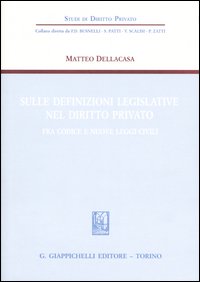 Sulle definizioni legislative nel diritto privato. Fra codice e nuove leggi civili