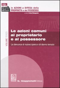 Le azioni a difesa della proprietà e del possesso. Vol. 3: Le azioni comuni al proprietario e al possessore