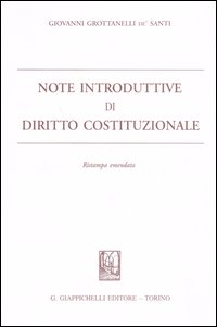 Note introduttive di diritto costituzionale