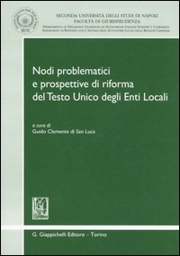 Nodi problematici e prospettive di riforma del Testo Unico degli Enti Locali. Atti del Convegno (Napoli, 6-7 luglio 2006)