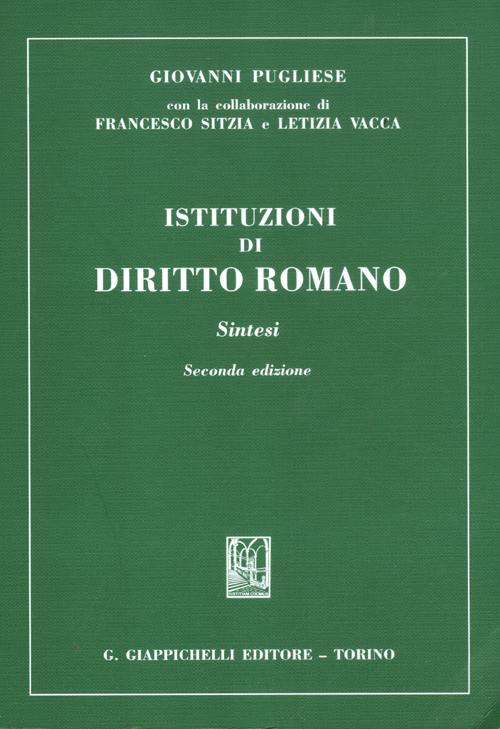 Istituzioni di diritto romano. Sintesi