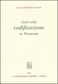 Studi sulla codificazione in Piemonte