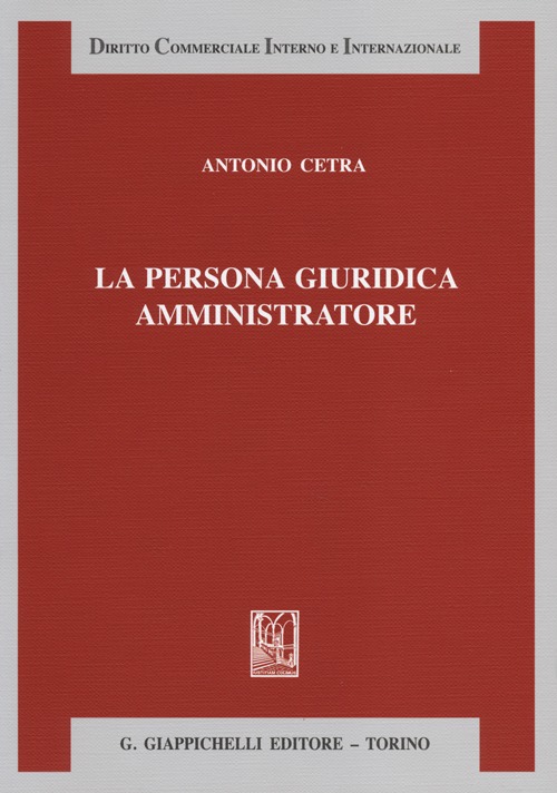 La persona giuridica amministratore