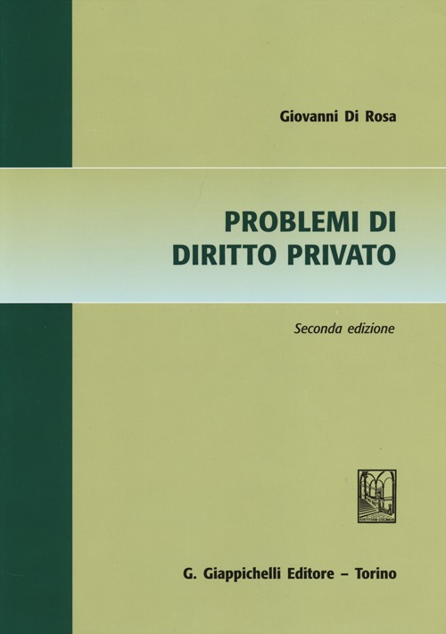 Problemi di diritto privato