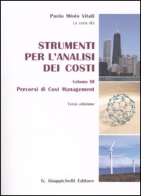 Strumenti per l'analisi dei costi. Vol. 3: Percorsi di cost management