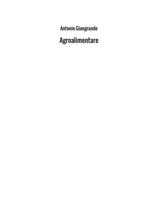 Agroalimentare