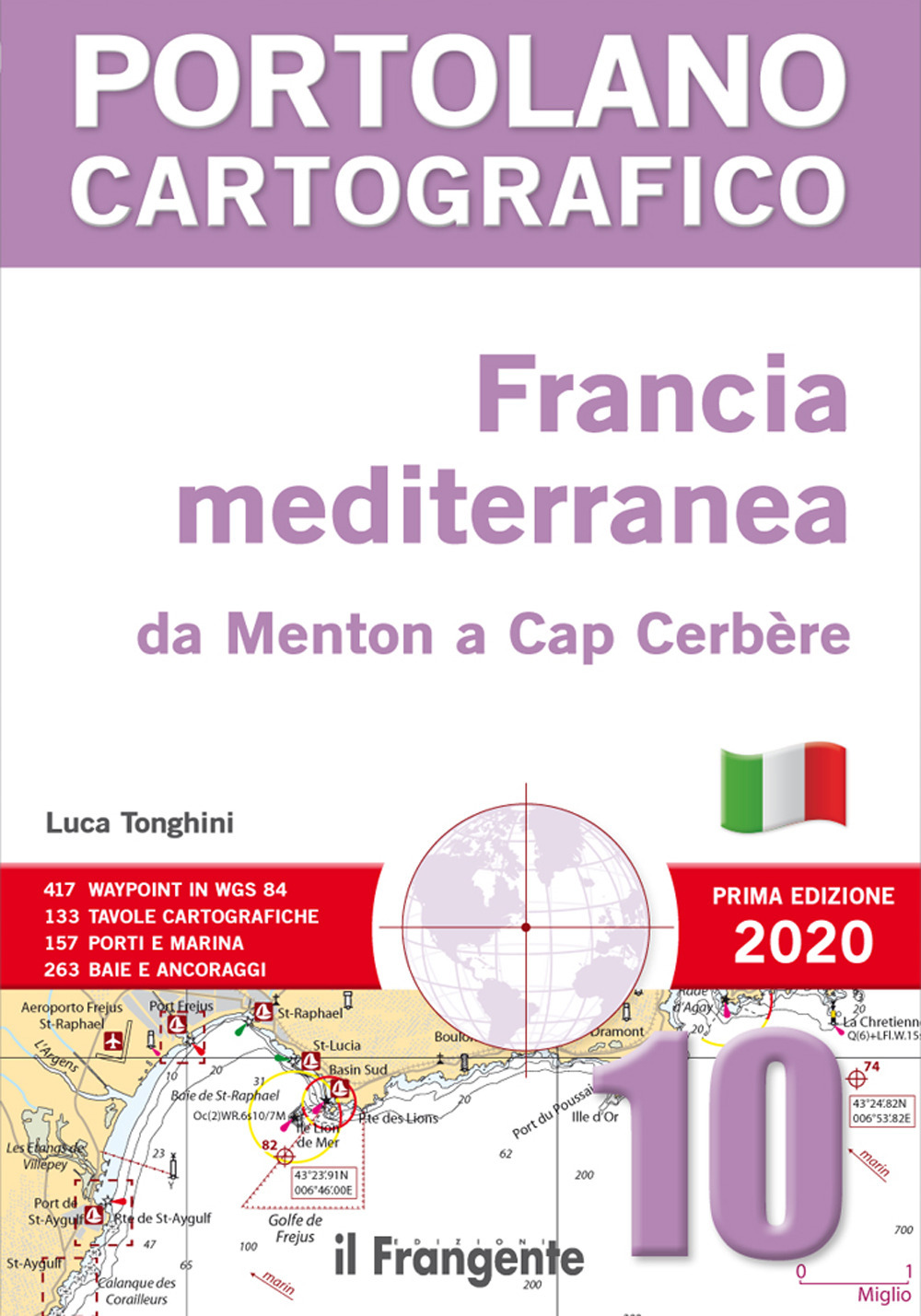 Francia mediterranea da Menton a Cap Cerbèrea. P10 Portolano cartografico