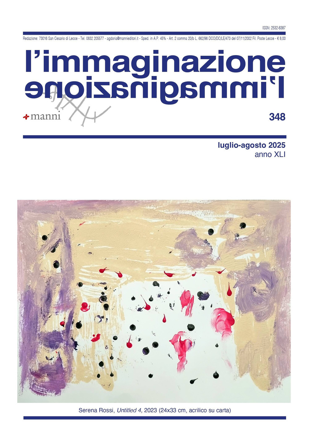 L'immaginazione (2025). Vol. 348: Luglio-Agosto
