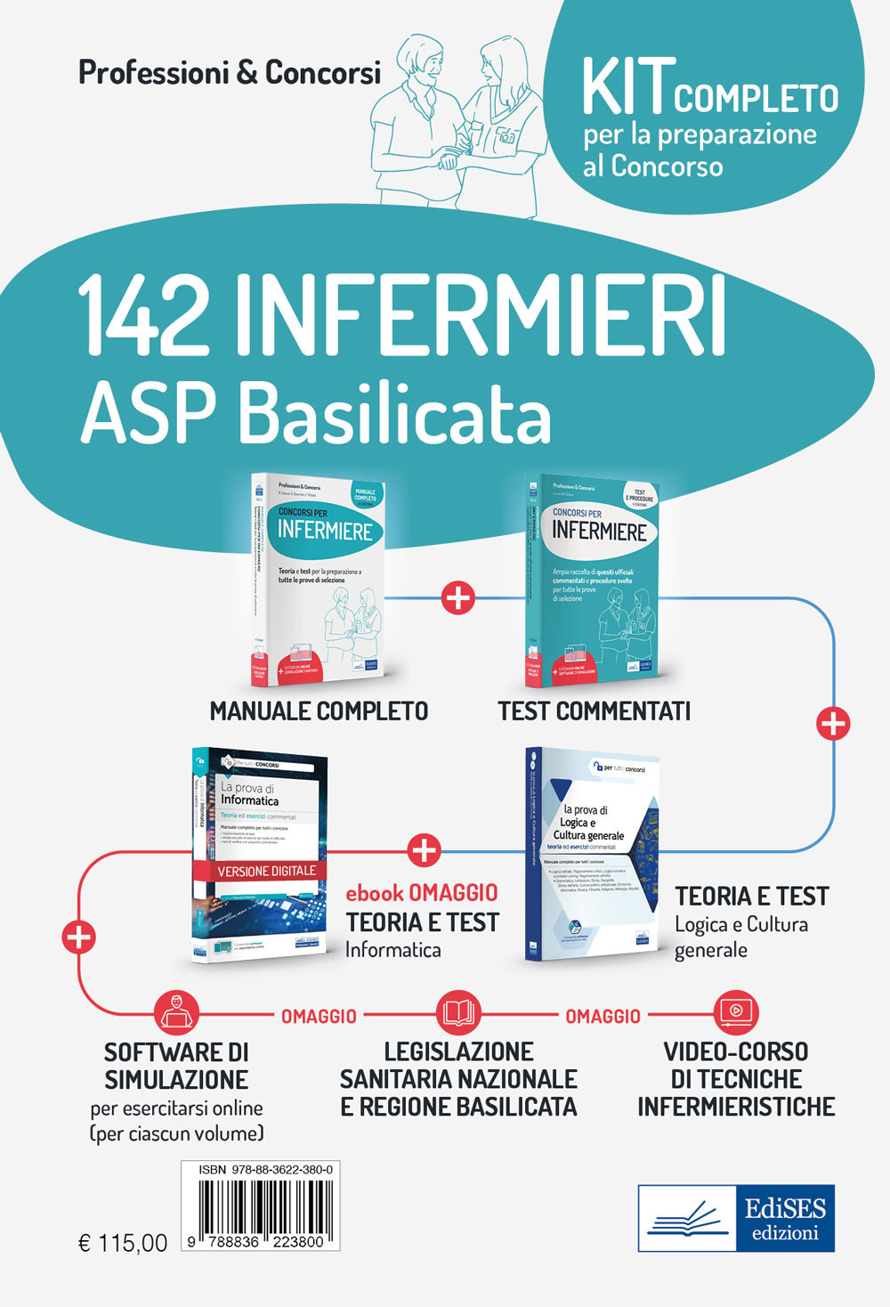 Kit concorso 142 infermieri ASP Basilicata. Con ebook: La prova di informatica. Con espansione online. Con software di simulazione