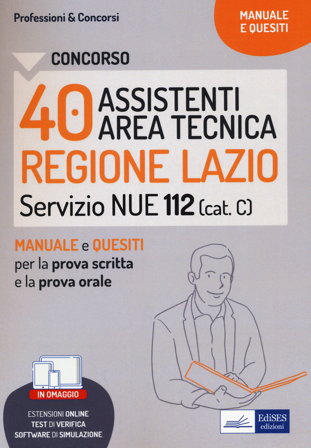 Concorso 40 tecnici NUE Regione Lazio. Con Contenuto digitale per download e accesso on line