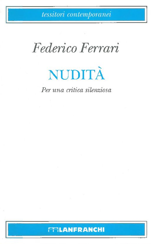 Nudità. Per una critica silenziosa