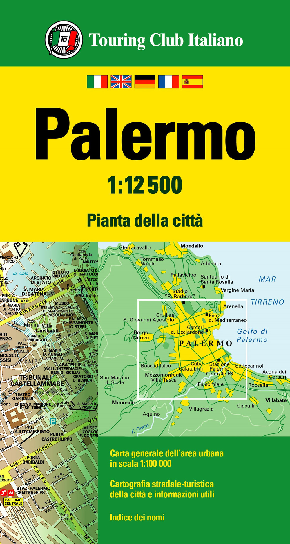 Palermo 1:12.500. Ediz. multilingue