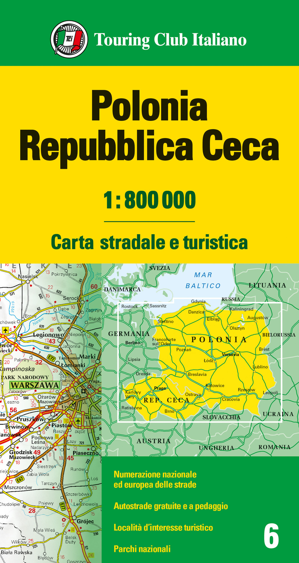 Polonia. Repubblica Ceca 1:800.000