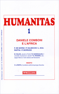 Humanitas (2008). Vol. 1: Daniele Comboni e l'Africa