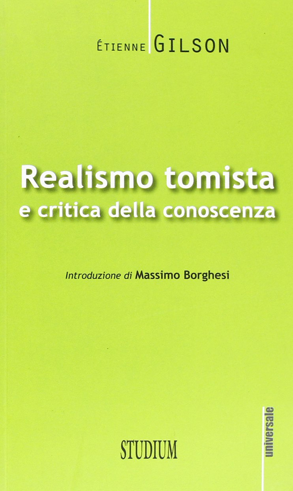 Realismo tomista e critica della conoscenza