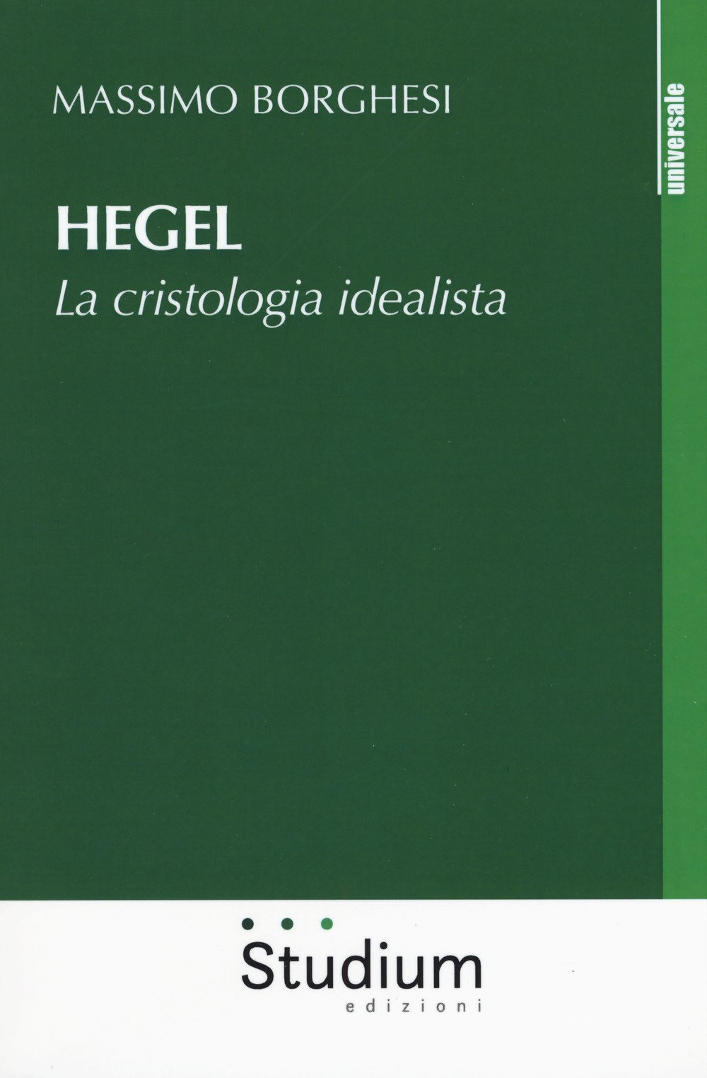 Hegel. La cristologia idealista