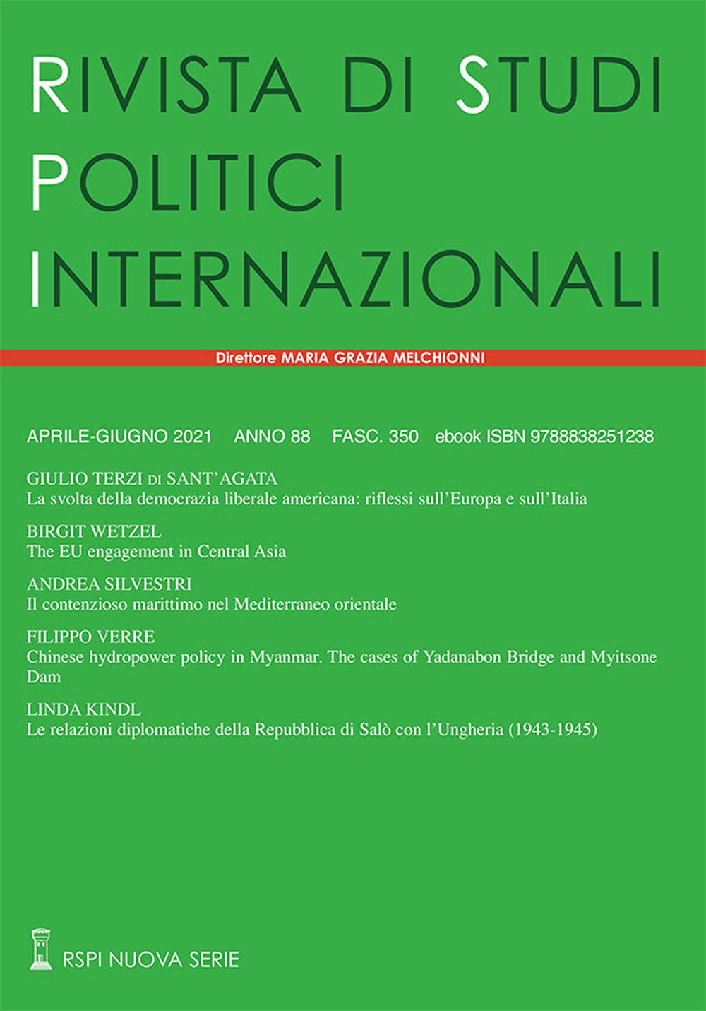 Rivista di studi politici internazionali (2021). Vol. 2