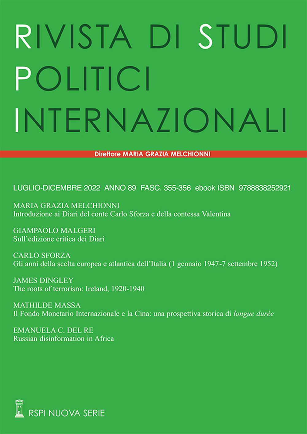 Rivista di studi politici internazionali (2022). Vol. 3-4