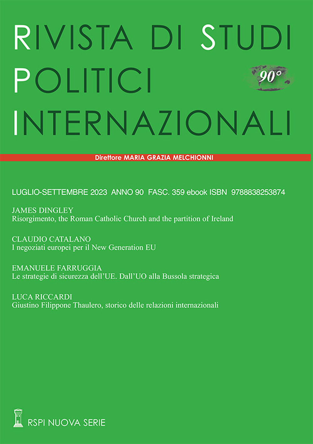 Rivista di studi politici internazionali (2023). Vol. 3